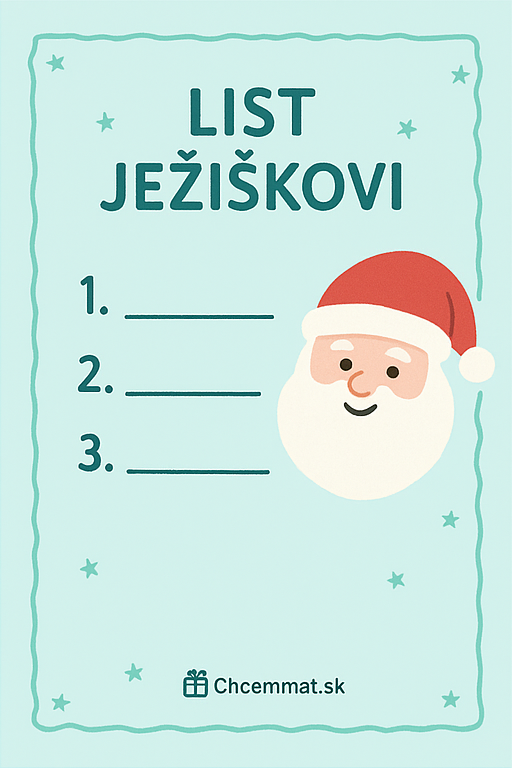 List Jeziskovi sablona 1